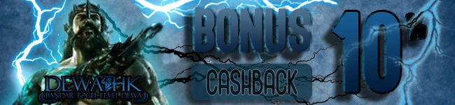 Bonus Cashback DewaHK